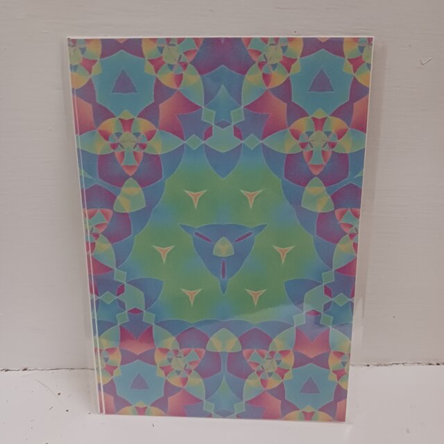 ポストカード　「万華鏡柄」　2枚組