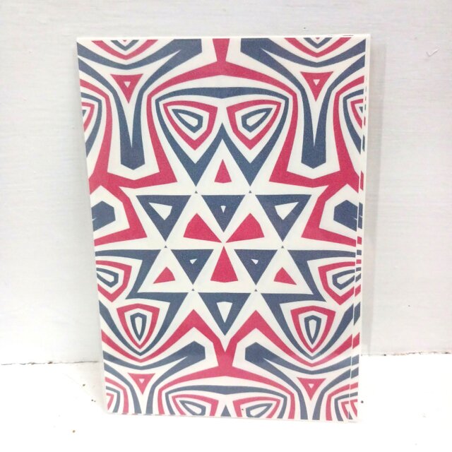 ポストカード　「万華鏡柄」　2枚組