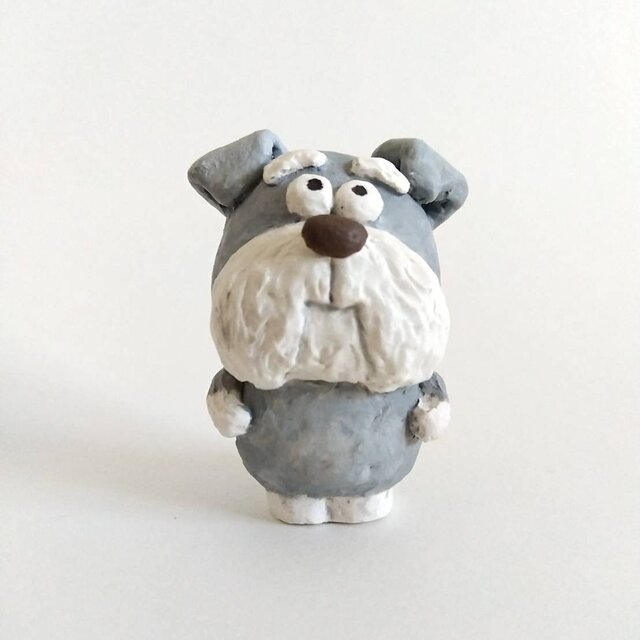 クリスマス⭐ミニオブジェ ミニチュアシュナウザー 楽天市場