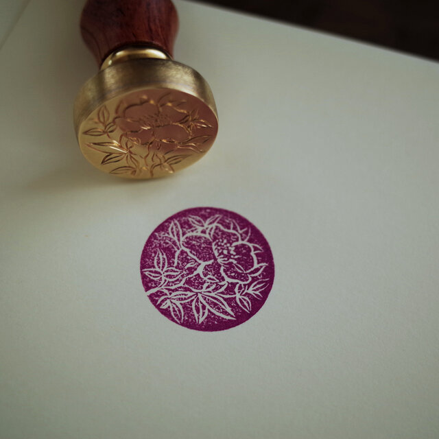 彫金スタンプ　ハマナス