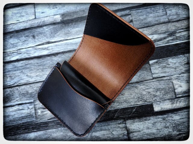 チャールズさん専用　Tenderloin HIDE-s 茶芯 ☆New☆◇お札を折らない トラッカー ウォレット ミニ ◇茶芯サドル