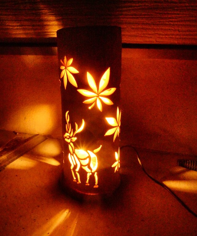 竹灯り・竹あかり・竹灯籠 ～～ 癒しの灯り ☆秋の野☆～～ | iichi