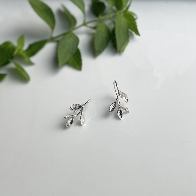 mint ピアス〈銀- silver〉