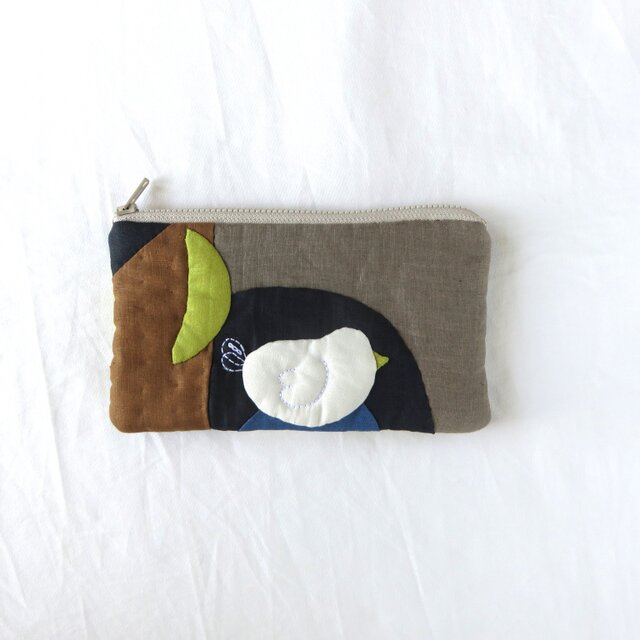 ふかふかポーチ　　月夜