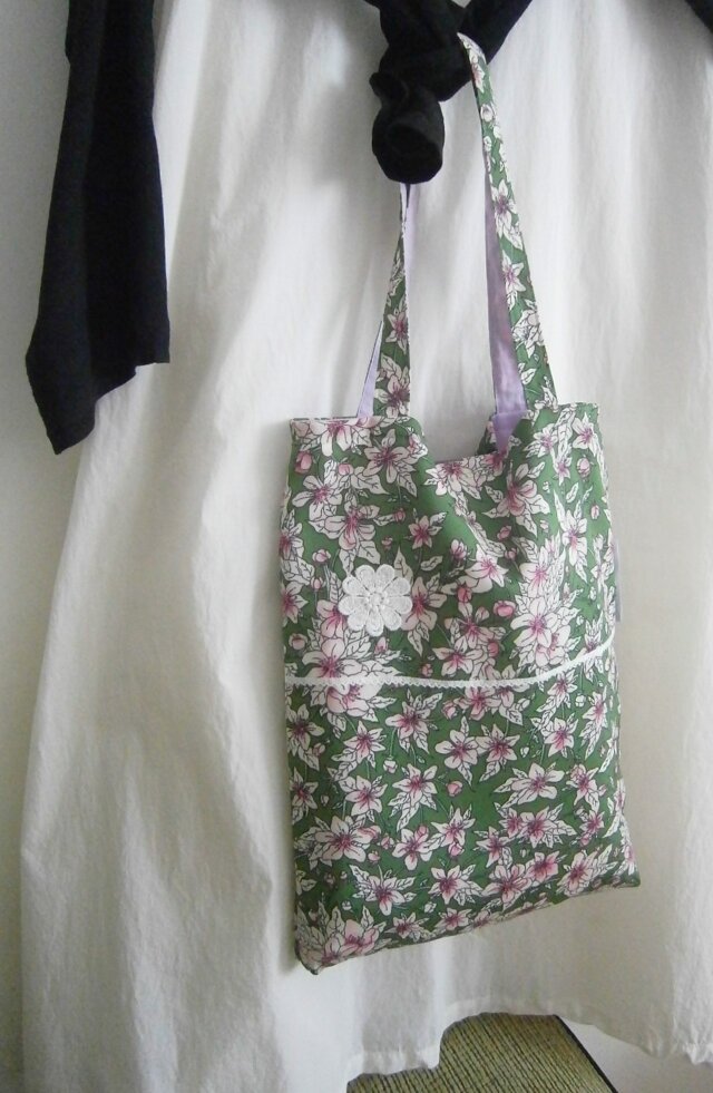 Retrobotanical×linen LightWeightBag＆pouch