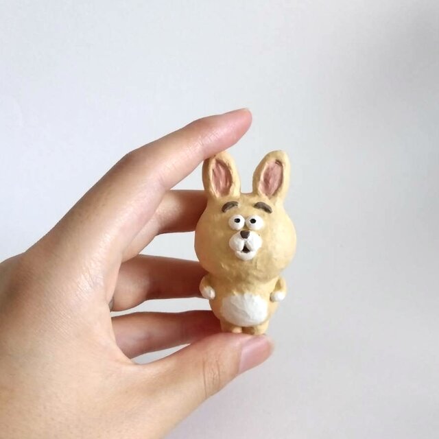 うさぎ オブジェ | iichi 日々の暮らしを心地よくするハンドメイドや