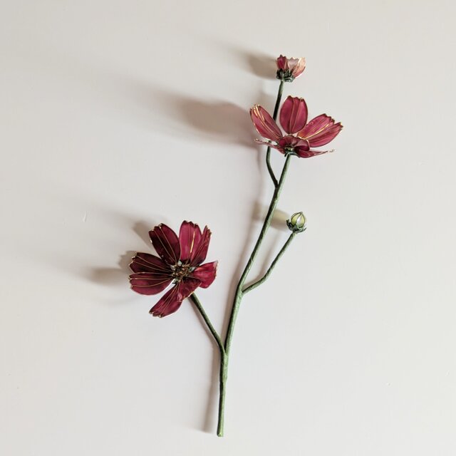 コスモス｜軽くて透ける造花（ディップフラワー） | iichi 日々の