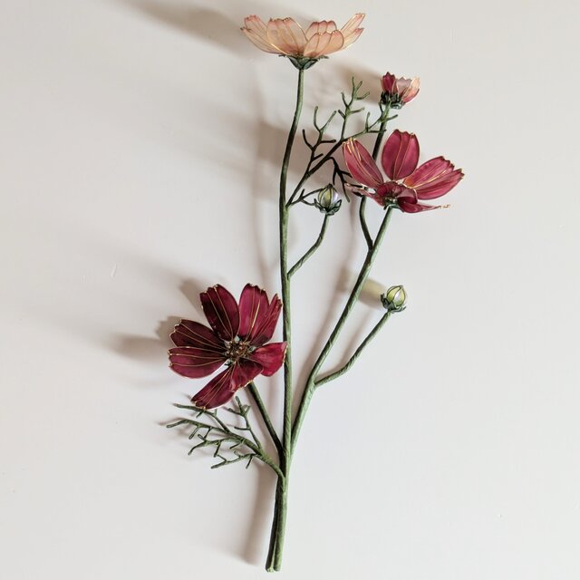 コスモス｜軽くて透ける造花（ディップフラワー） | iichi 日々の