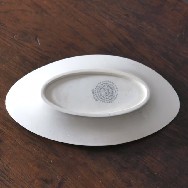 フランスアンティーク　choisy le roi ラヴィエ アンティーク ラヴィエ オーバル皿 FLOREAL フランス ショワジールロワ