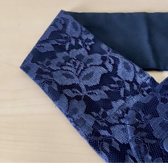 ネッククーラーアイスノンカバー接触冷感抗菌UVカットデニム花柄