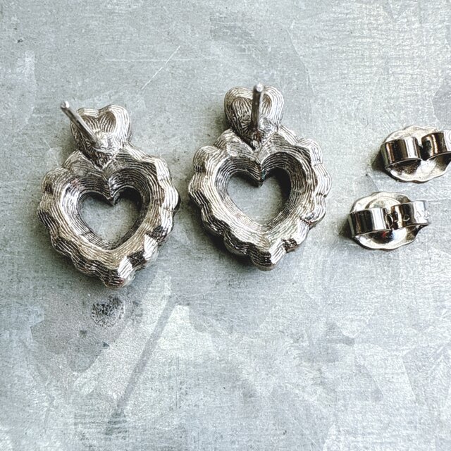 vintage antique bracelet ピアスリング FOLIAGE WAVE PIERCED EARRINGS(2SP0899)SV925 ピアス｜スター