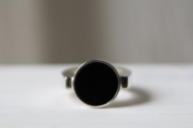 ◾️ あやせ様◾️【e.m. silver】オニキス 蜘蛛 カレッジリング オニキス Silver Ring 2 指輪・リング Rainbow Stone 通販
