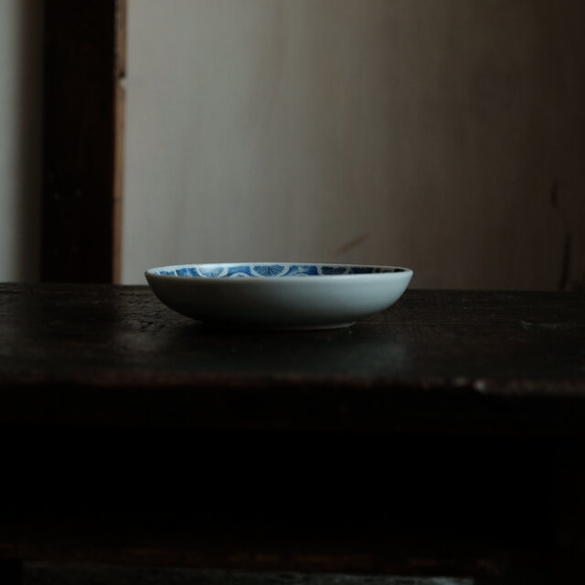 2匹の鶴◇印判小皿 骨董・antiques 古道具 古民家 丁寧な暮らしに