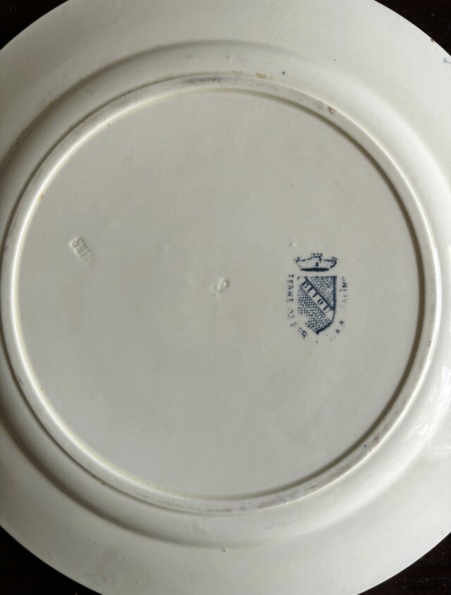 SALINS BIJOU サラン ロカイユ 大皿 平皿 φ27.8cm フランス
