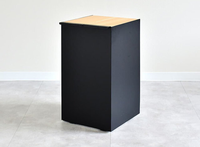 A factory ダストボックス 2分別：ゴミ箱 キャスター付 日本製