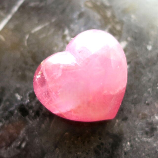 ピンクトルマリン キャッツアイ ハート 天然石 コレクション 42.10ct