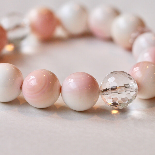 Cherry Blossom-Full Bloom　コンクシェル／ブレスレット