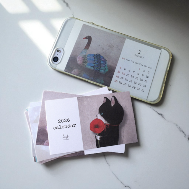 2026年カードカレンダー(名刺サイズ)