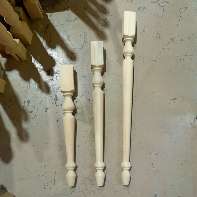 【ミヤ様専用】73cm用脚（4本）★ダイニングテーブル　天然木　アンティーク風　フレンチカントリー　国産