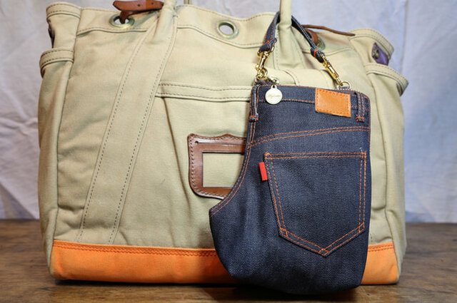 topologie コラボ デニム ショルダーバッグ topologie コラボ