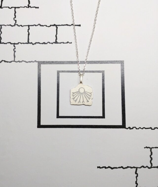 銀製 エジプシャンペンダント　「アテン神」