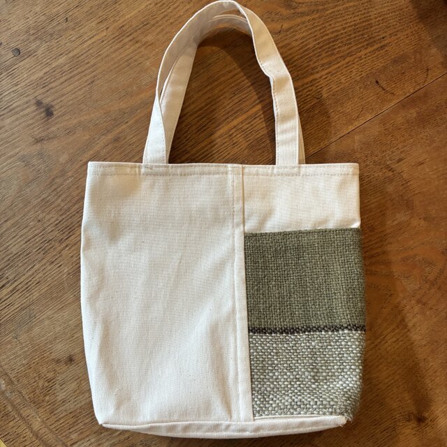 片側ポッケのトート#004