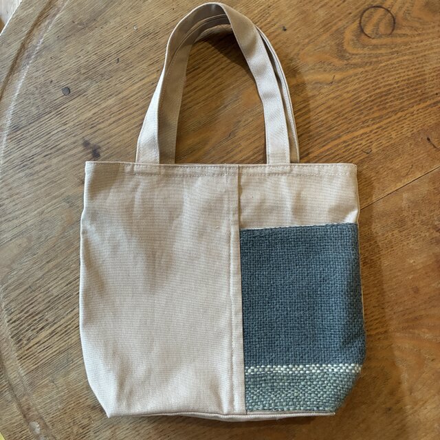 片側ポッケのトート#005