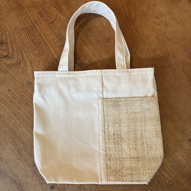片側ポッケのトート#002