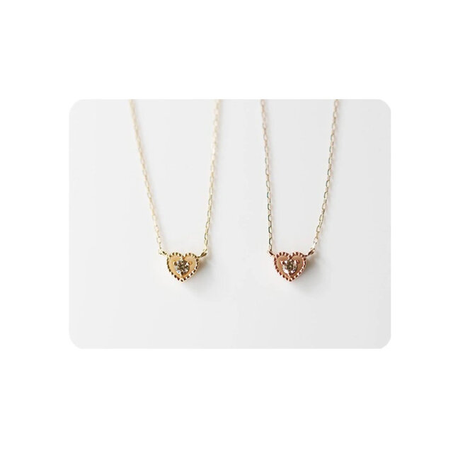 K18金 ハート　ネックレス 刻印あり 楽天市場】SISTINA イニシャル ハート ネームネックレス