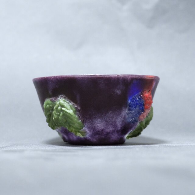 紫陽花 ぐい呑 パートドヴェール | iichi 日々の暮らしを心地よくする