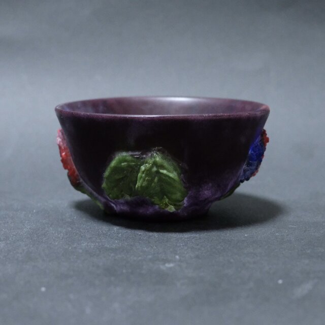 紫陽花 ぐい呑 パートドヴェール | iichi 日々の暮らしを心地よくする