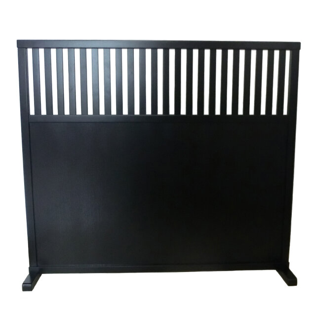 格子 衝立 ブラック ③  パーテーション 間仕切り