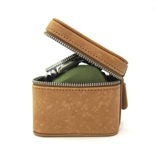 ウォッチケース 腕時計ケース ラウンドファスナー ハードケース 本革