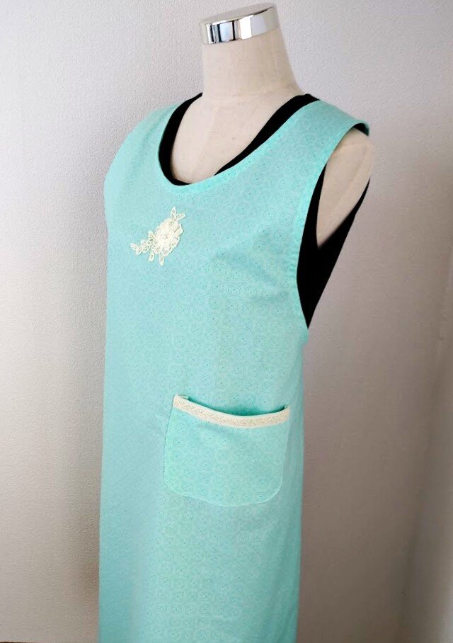 サマーエプロン（水色バージョン） | iichi 日々の暮らしを