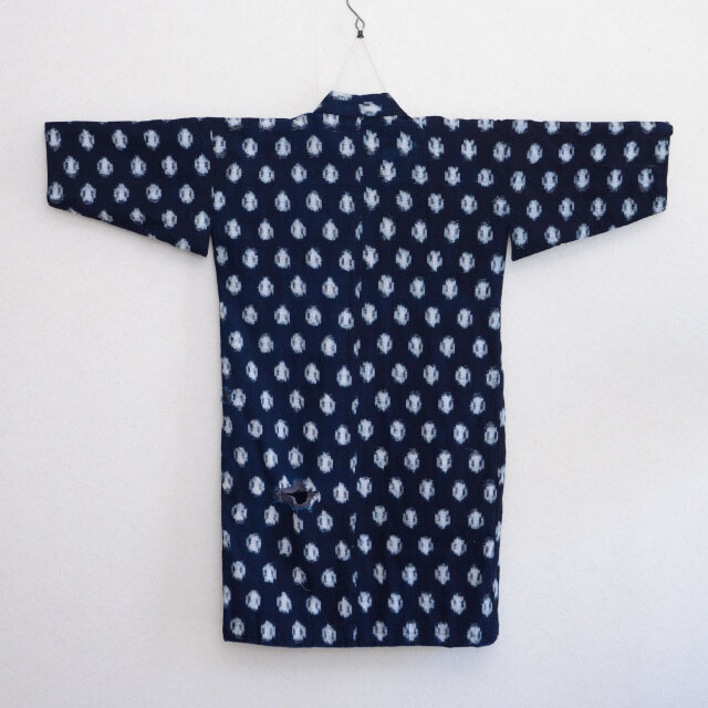 藍染 絣 木綿 着物 昭和初期〜中期 ジャパンヴィンテージ