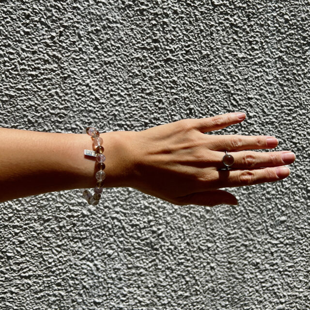 Snow Dome シルバールチルクォーツ／ブレスレット | iichi 日々の