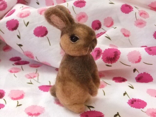 たち耳うさぎ (茶)の画像1枚目