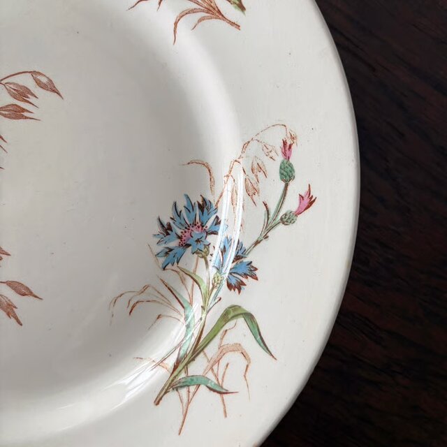 K&G Luneville リュネヴィル BLEVET デザート皿 平皿 φ21.4cm