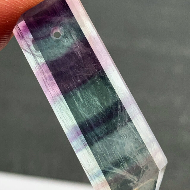 穴あきフローライトポイント[211] 38x11mm 天然石 | iichi 日々の