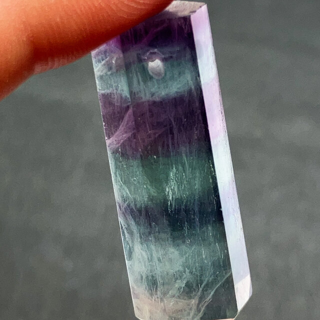 穴あきフローライトポイント[211] 38x11mm 天然石 | iichi 日々の