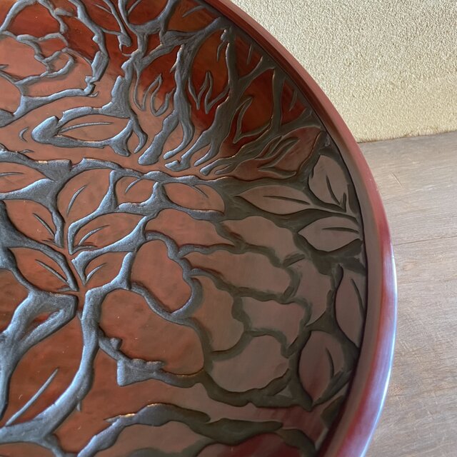 鎌倉彫 豊堂 大鉢 | iichi 日々の暮らしを心地よくするハンドメイドや