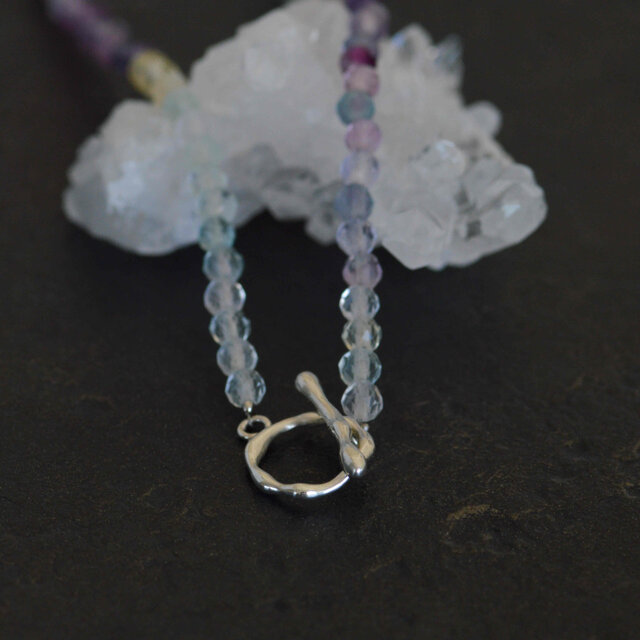 波間のネックレス・フローライト<一点もの>