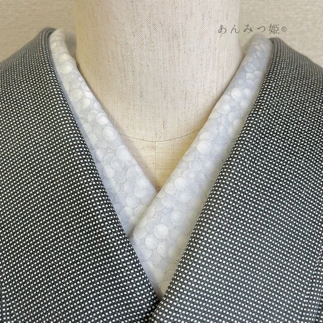 綿の半衿  煌めきバブル