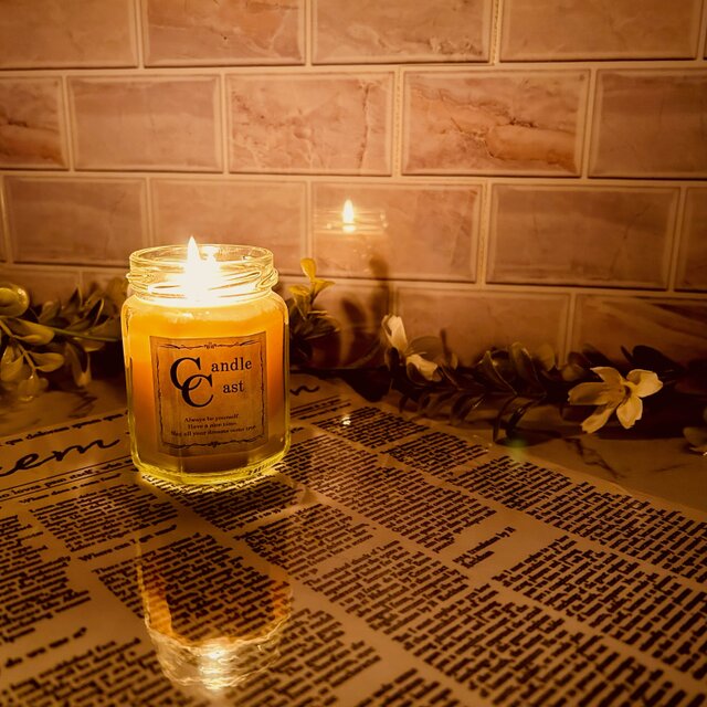 スタンダードアロマキャンドル】無香料【ソイキャンドル】 | iichi