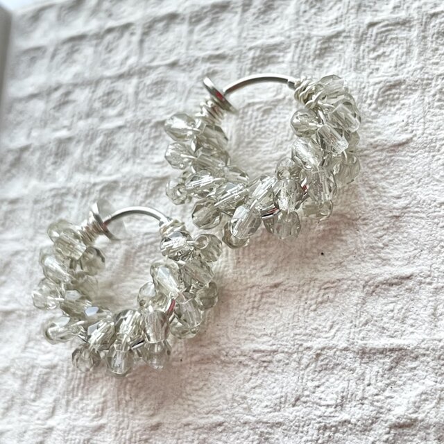 FPスモーキーダイヤモンドイヤリング