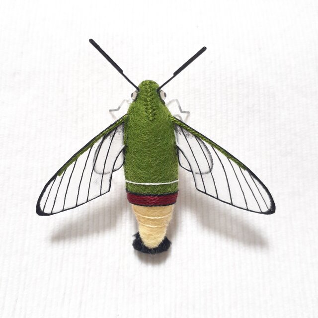 オオスカシバのぬいぐるみ