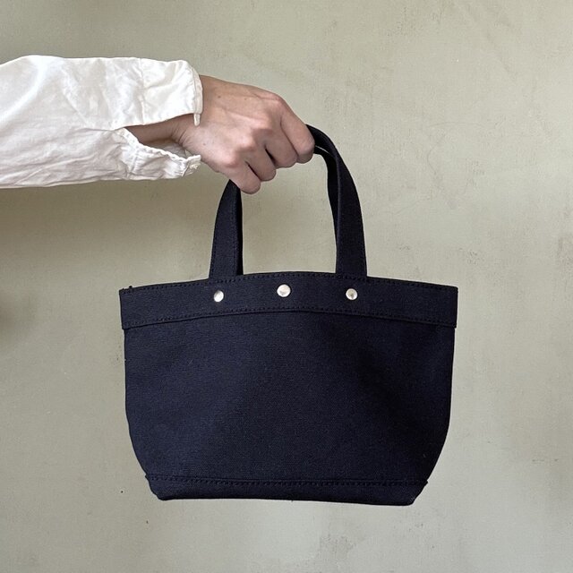 シンプルミニトート/黒