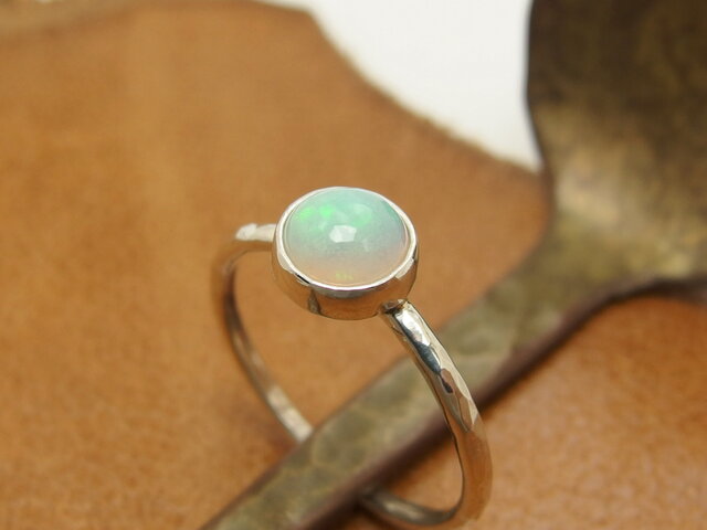 【アンティーク】オパール・リング（9K）14号【J13442】 アンティーク】オパール・リング（9K）14号【J13442】