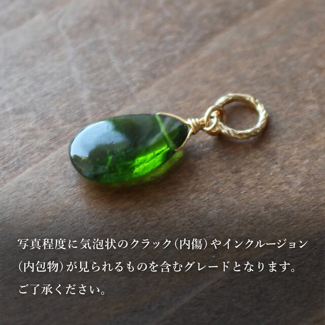 ✨鮮烈なグラスグリーン✨ クロムダイオプサイド【L】のチャーム
