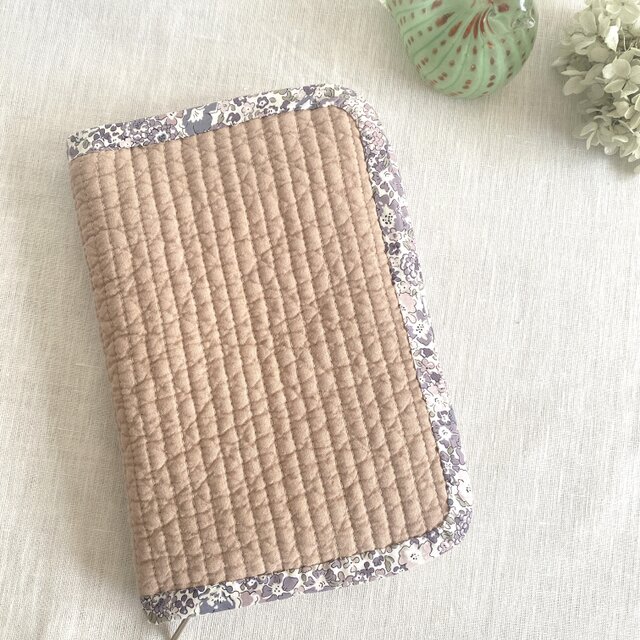 ＊ヌビキルトマルチポーチ＊ヌビキルト×リバティプリント